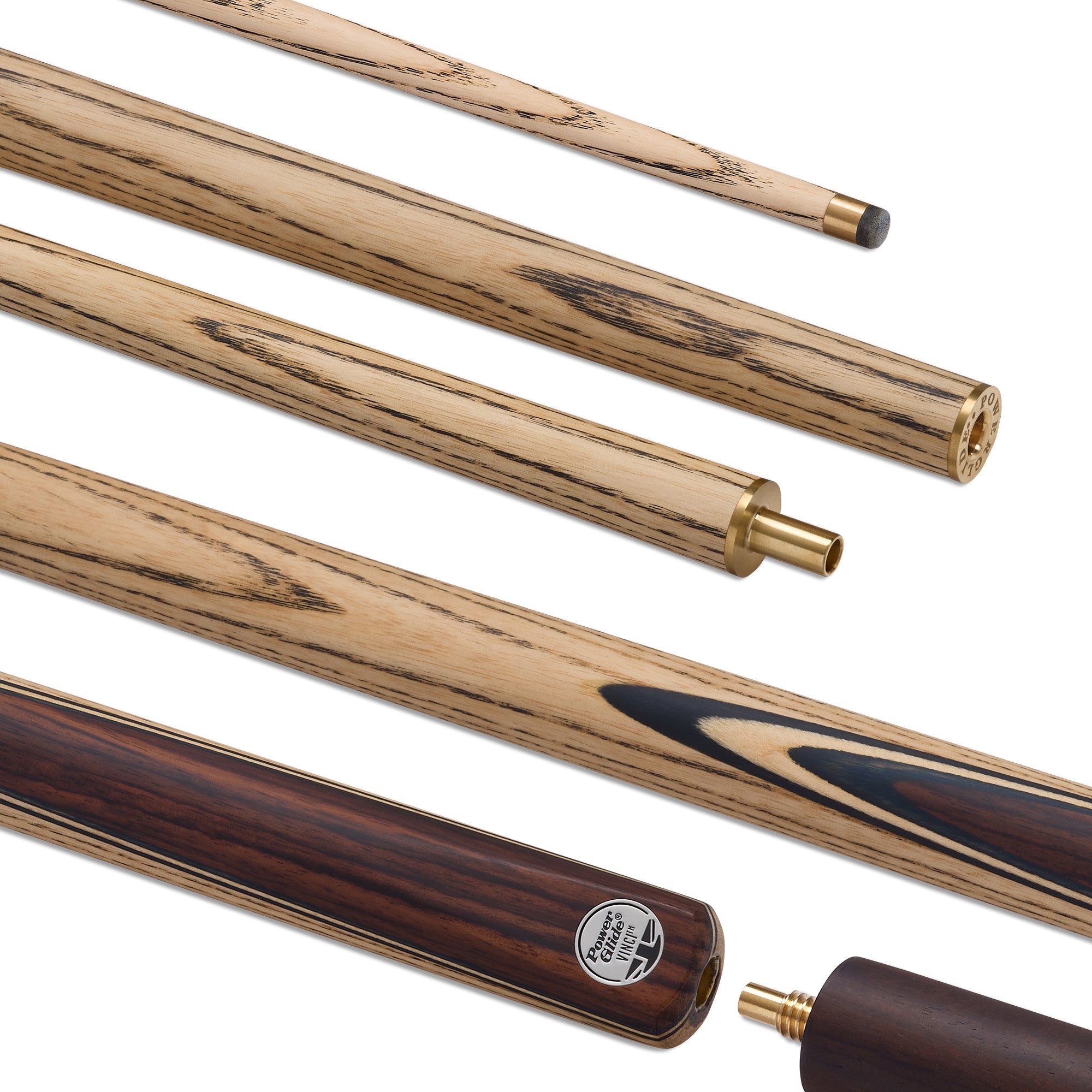 Powerglide Vinci Ash Snooker Cue 50/50 Split
