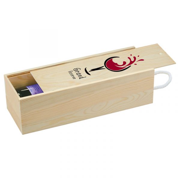 Balsa Wood Single Wine Box