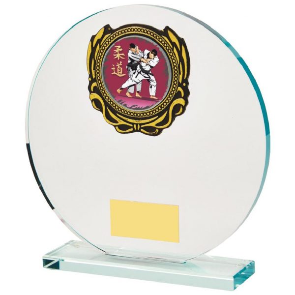 Circular Jade Glass Multi Sport Award